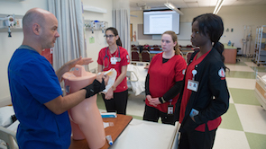 Medical Students Observing Instructor